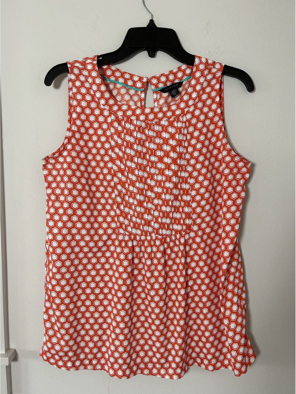 Tommy Hilfiger Women's Geometric Print Blouse Women's Size Medium